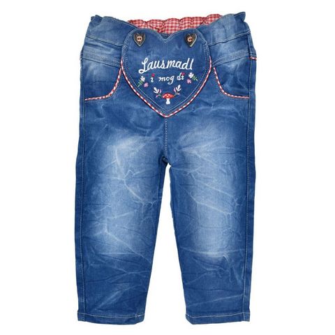 Kinder Trachten Jeans Lausmadl I Mog Di Alpengl Ck Blau Denim Bondi